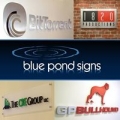 Blue Pond Signs